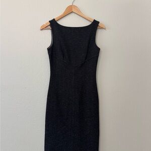 DIANE von FURSTENBERG Wool Sheath Dress | Bow Detail | Black | Size 0